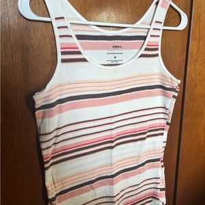 Sonoma Women's Multicolor Striped Tank Top